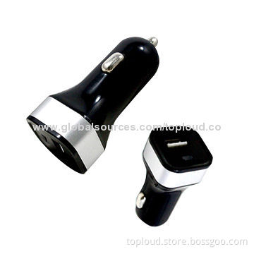 In-car Chargers, Dual USB, Charge for Smartphones